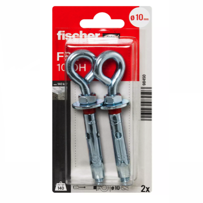 FISCHER M10 Sleeve Anchor EYE HOOK FSL-10-OH 98450 2PC/PACK